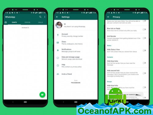 WhatsApp Messenger v2.21.2.6 With Privateness APK Free Obtain