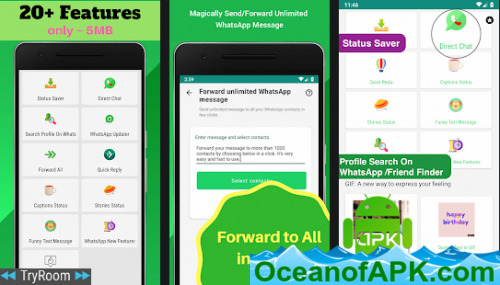 WhatsTools for WA Status Saver, Chat, Tricks v1.5.4 [Mod] APK Free Download