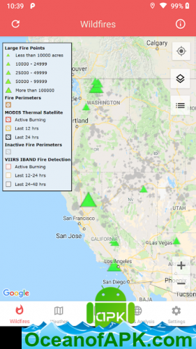 Wildfire - NOAA Fire Map Info v1.5.0-internal [Paid] APK Free Download
