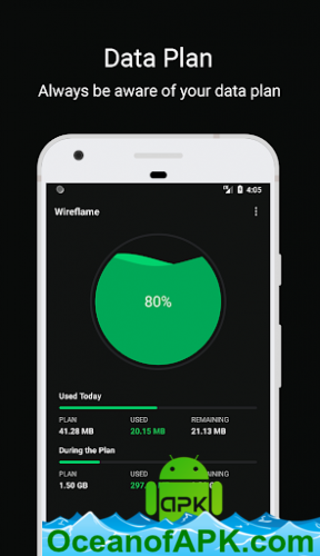 Wireflame - Data Usage Monitor, Data Manager v1.2.4 [Premium] APK Free Download