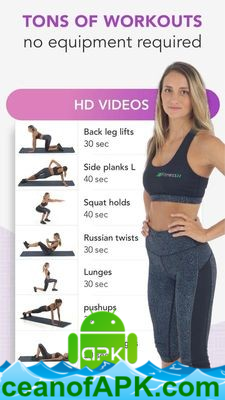 Workout for Women. Female fitness training at home v1.100 [Unlocked] APK Free Download