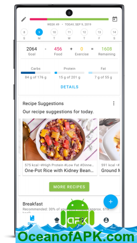 YAZIO Calorie Counter, Nutrition Diary & Diet v6.5.4 [Pro] [Mod] [SAP] APK Free Download