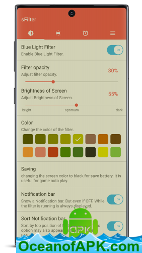 sFilter - Blue Light Filter v1.8.1 [Premium] [Mod] APK Free Download