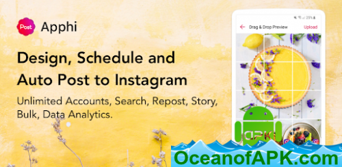 Apphi - Schedule Posts for Instagram v4.8.1 [All Unlocked] APK Free Download
