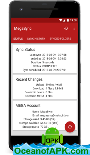 Autosync for MEGA - MegaSync v4.4.8 [Ultimate] APK Free Download