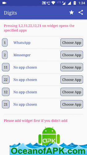 Digits -Widget shortcut to quickly open apps v1.5 [Paid] APK Free Download
