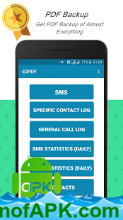 E2PDF Pro (SMS Backup, Contact, Log, Super Backup) v1.01 APK Free Download