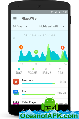 GlassWire Data Usage Monitor v2.0.324r [Premium] APK Free Download