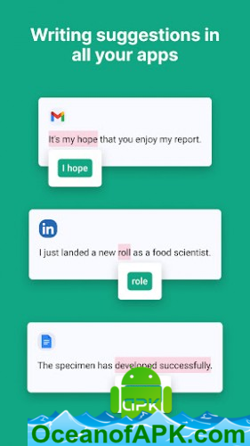 Grammarly - Grammar Keyboard v2.26.25295 [Premium] APK Free Download