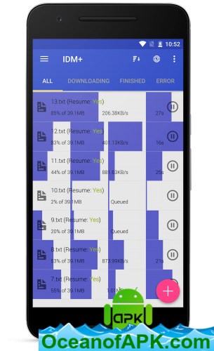 IDM+: Fastest Music, Video, Torrent Downloader v9.8 [Patched] APK Free Download