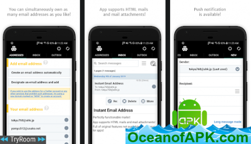 Instant Email Address v2020.01.04.1 [Mod] [Sap] APK Free Download