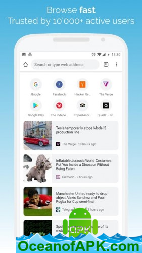Kiwi Browser - Fast & Quiet v(Deneb) 102 [MOD] APK Free Download
