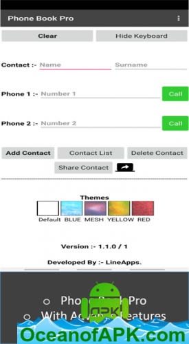 Phone Book Pro v6.1.0 [Paid] APK Free Download