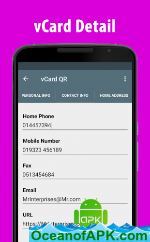 Pro vCard, MeCard, BizCard QR: create, generate QR v1.1.0.4 [Paid] APK Free Download