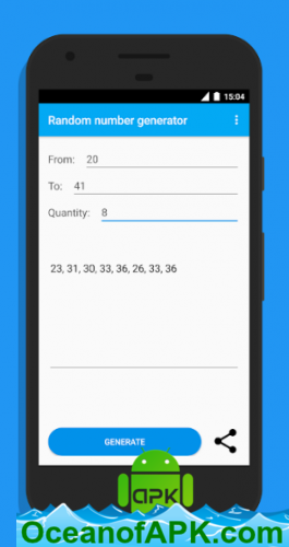Random number generator v1.1.3 APK Free Download