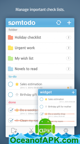 SomTodo - Task/To-do widget v2.3.7 [Premium] APK Free Download