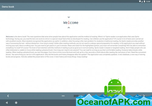 Spritz reader pro (with TXT, PDF, FB2) v2.1.1 (Paid) APK Free Download