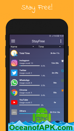 StayFree - Phone Usage Tracker & Overuse Reminder v3.0.9 [Premium] APK Free Download