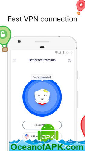 VPN Free -Betternet Hotspot VPN & Private Browser v5.2.2 [Premium Mod] APK Free Download