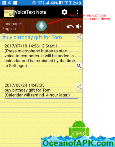 Voice Notes (No Ads) v3.69 pro [Paid] APK Free Download