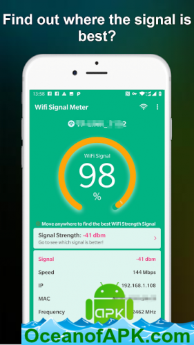 WiFi Signal Strength Meter Pro(No Ads) v1.0.1 [Paid] APK Free Download