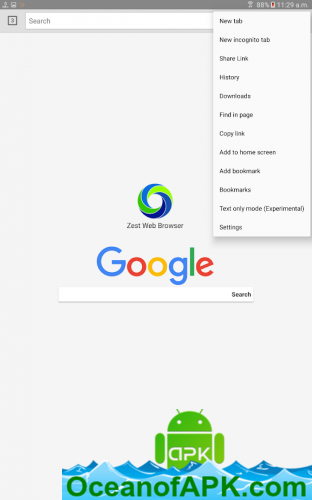 Zest Web Browser - Ad Blocker, Fast & Private v2.0.19 [Paid] APK Free Download