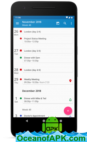 aCalendar+ Calendar & Tasks v2.4.0 [Beta-1] [Paid] APK Free Download