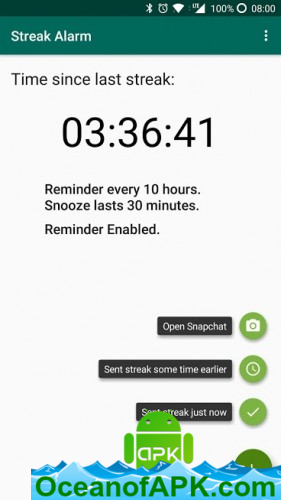 Streak Alarm for Snapchat (Streak Reminder) v1.1.8 [Paid] APK Free Download